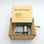 Love me tender - Ξύλινο Μουσικό Κουτί
