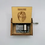 Imagine - John Lennon - Ξύλινο Μουσικό Κουτί - Image 5